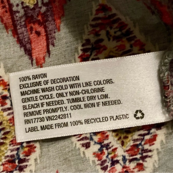 Xhilaration Women’s Size Medium Sleeveless lace-up Drawstring Top| Bohemela Boho - Picture 5 of 7